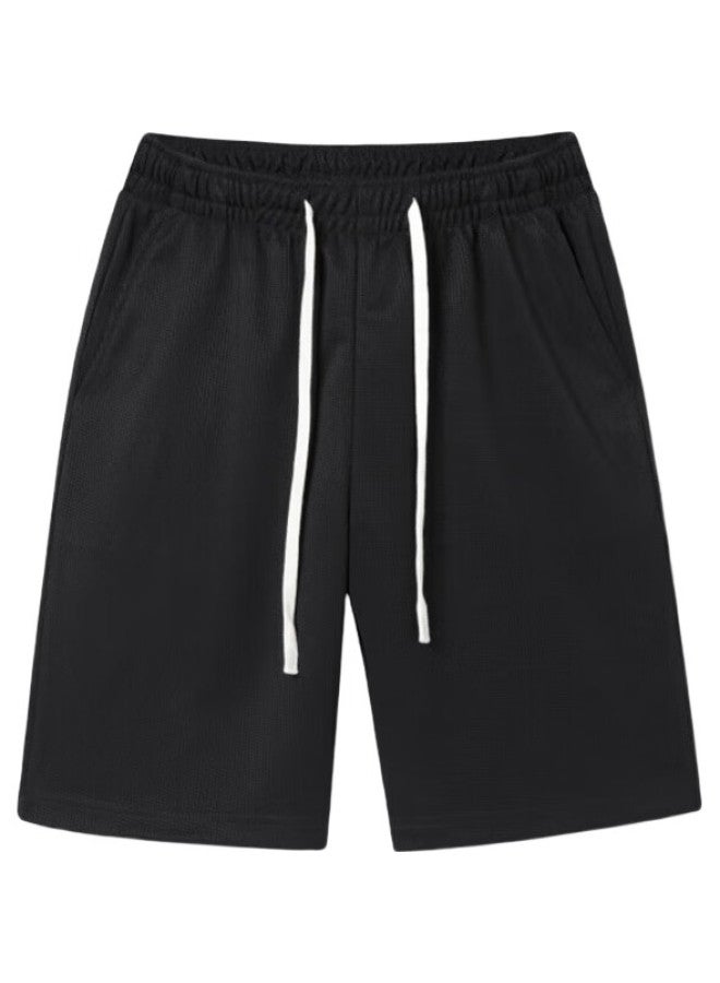 GENIOLAMODE Men'S Shorts Summer Thin Simple Printed Men'S Pants Home Wear Casual Straight Five-Point Pants Men - Image 1