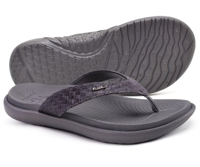 KuaiLu Womens Flip Flops Ladies Yoga Mat Comfortable Walking Thong Sandals With Plantar Fasciitis Arch Support Slip On Indoor Outdoor For Summer - Image 2