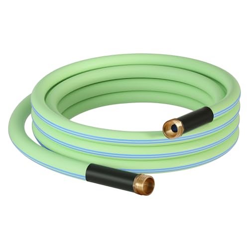Atlantic Heavy Duty Garden Hose 20 ft x 58 Inch Green Color Durable Water Hose 20 Feet - Image 1