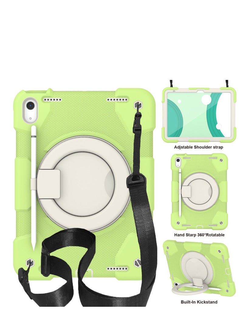 GULFLINK Rugged Heavy Duty Protective Case  for ipad 10th 10.9 inch 2022（A2757/A2777）Matcha green - Image 1