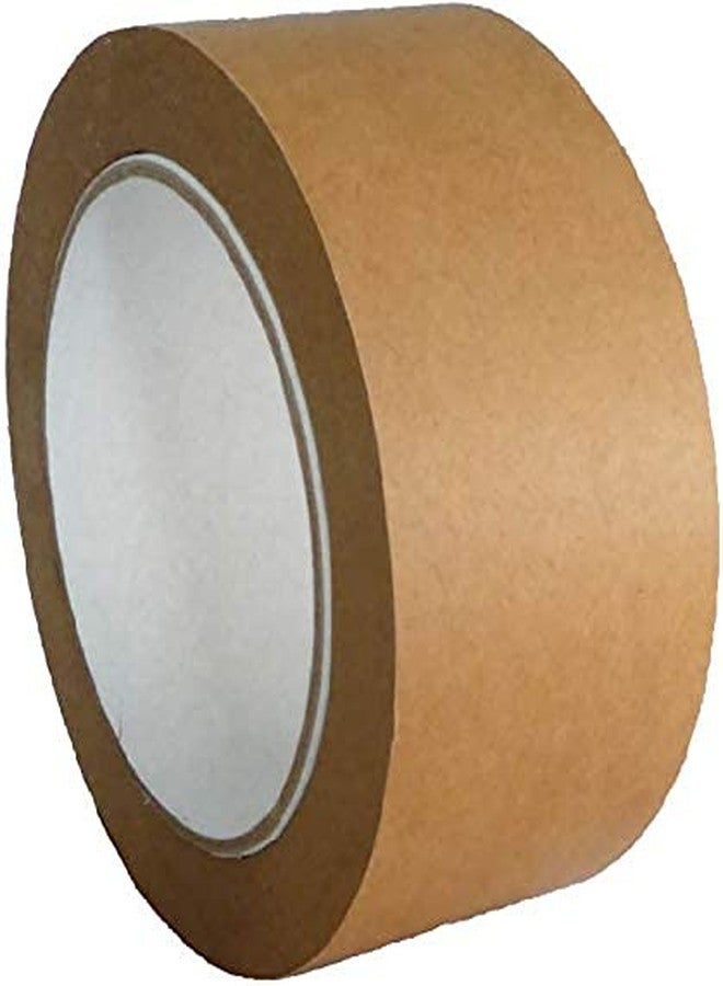 Globe Tech Eco Friendly Paper Adhesive Tape, 2 inch x 50 Meters, Brown Paper Packaging Tape, Strong Adhesive Paper Tape for Packaging. - Image 1