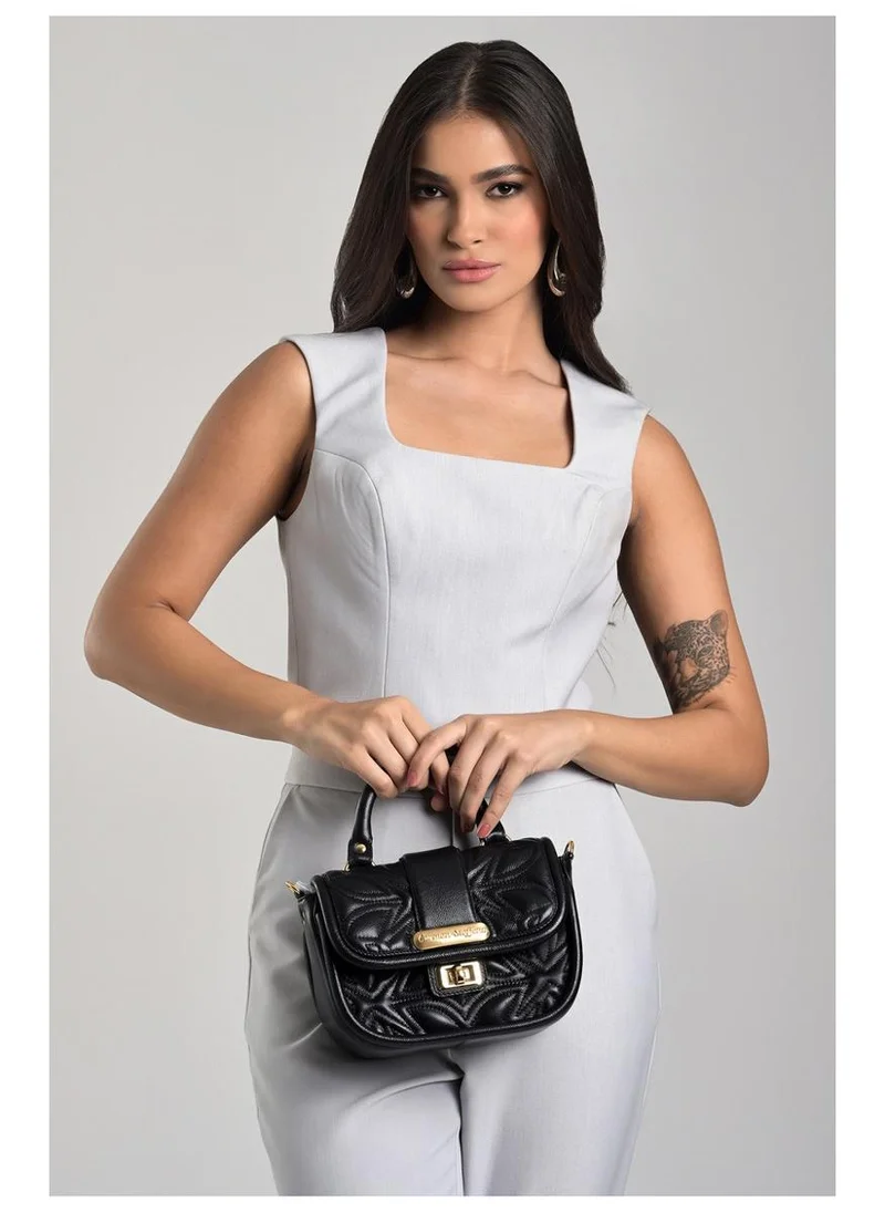Carmen Steffens  Black Top Handle Bag for Women | Best Price UAE