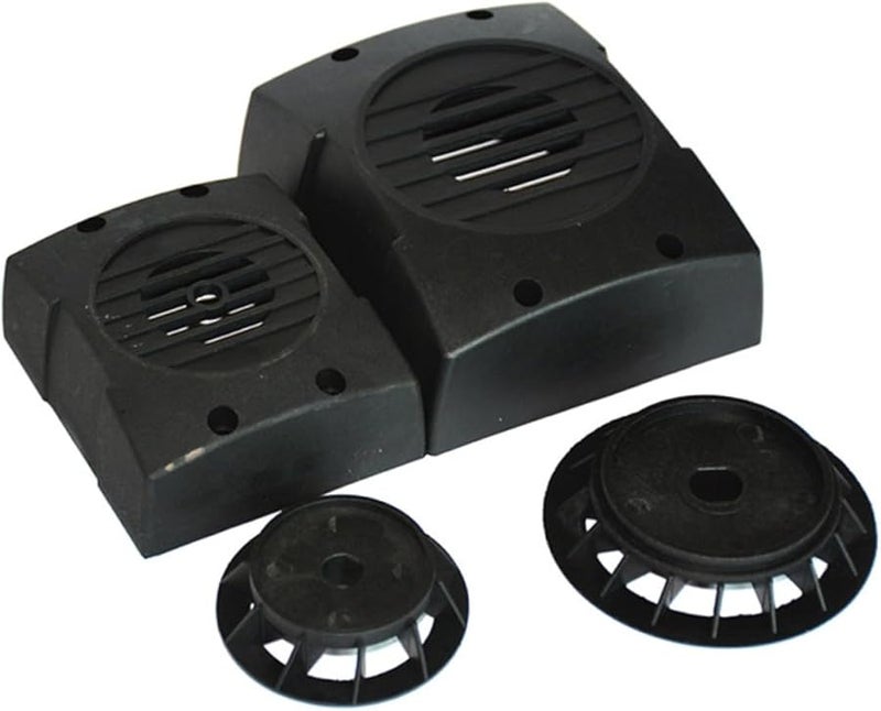 Jojofuny 2 قطعة غطاء خلفي لمحرك المغزل المبرد بالهواء، مجموعة مروحة بتصميم منخفض الضوضاء لاستبدال آلة النقش - Image 2