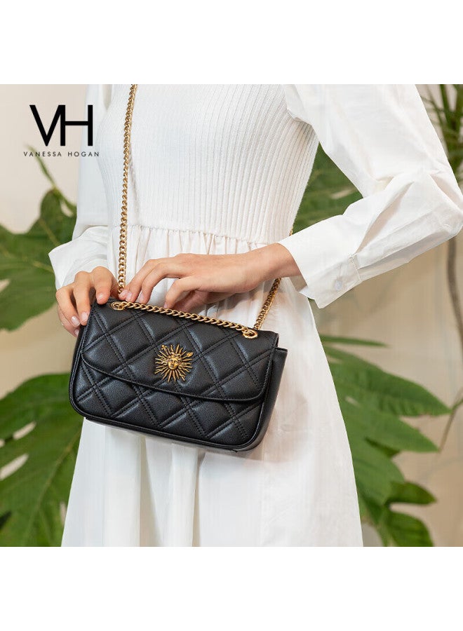 Vanessa Hogan Vh حقيبة يد نسائية، سلسلة Yiran Soft Pack، حقيبة Helios Crossbody، حقيبة كتف تحت الإبط بسلسلة نمط الماس - Image 2