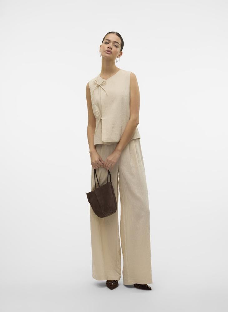 VERO MODA VMFEA SL STRING WAISTCOAT  - Image 5