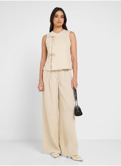 VERO MODA VMFEA SL STRING WAISTCOAT  - Image 4