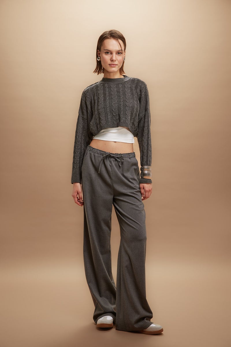 DeFacto Woman Wide Leg Trousers - Image 4