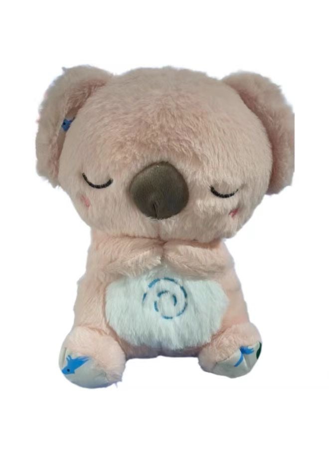 Will breathe otter koala cuddly soothing stuffed animal Pink(Batteries Not Included) - Image 1