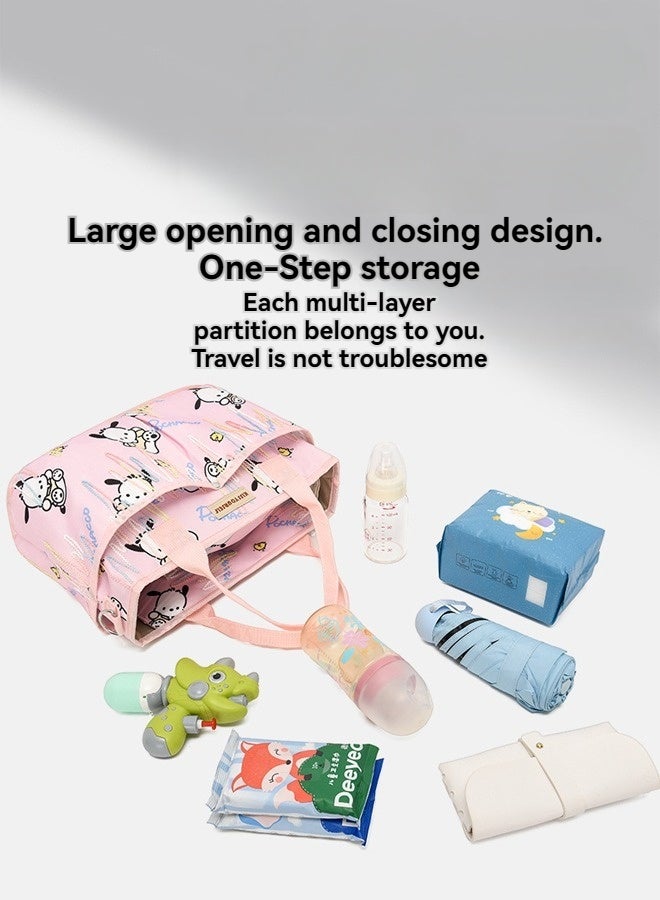 Beauenty New Lightweight And Large Capacity Casual Hand-Held Single Shoulder Mother And Baby Bag - Image 4