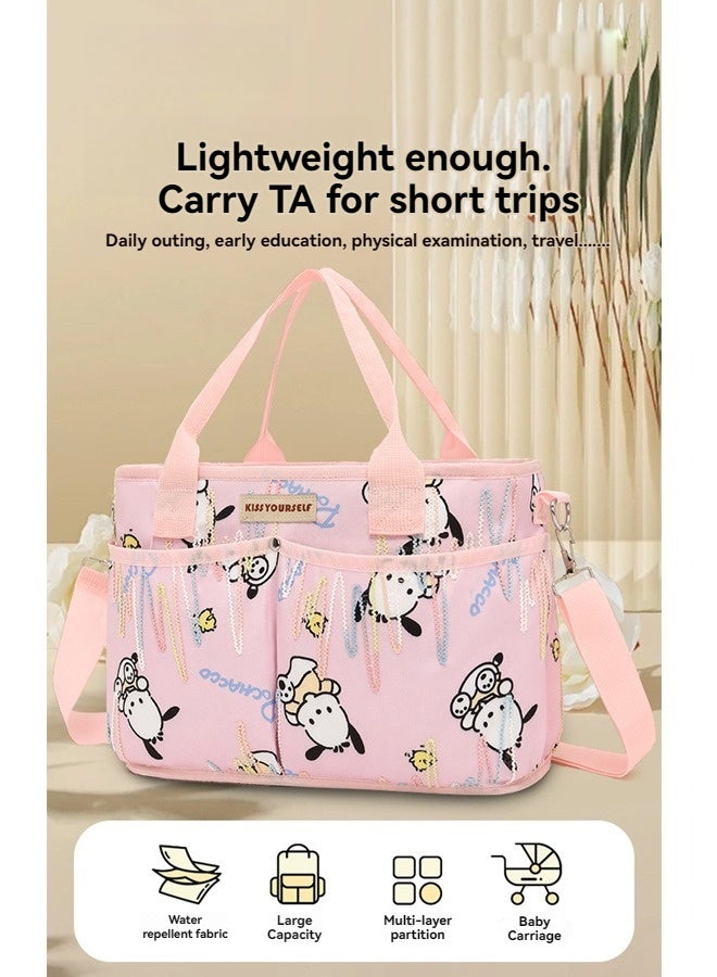 Beauenty New Lightweight And Large Capacity Casual Hand-Held Single Shoulder Mother And Baby Bag - Image 2