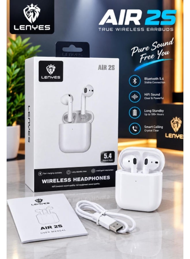 LENYES AIR 2S True Wireless Earbuds with Bluetooth 5.4 HiFi Sound - Image 3