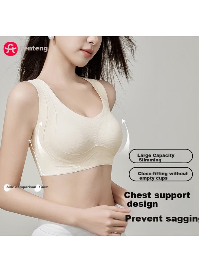 Fenton Fenteng Anti-gravity Lifting Bra Women's Seamless Backless Soft Support Push-up Anti-sagging Side Breast Reduction Bra - Image 1