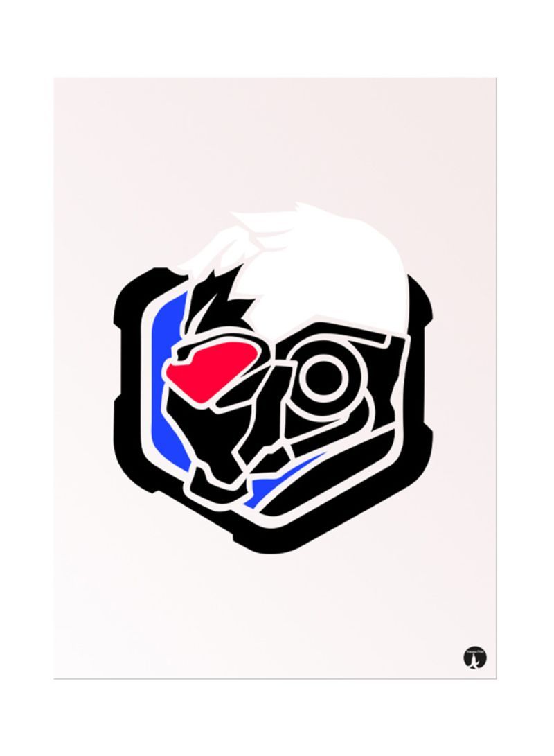 RKN Metal Plate Of The Video Game Overwatch Poster Multicolour