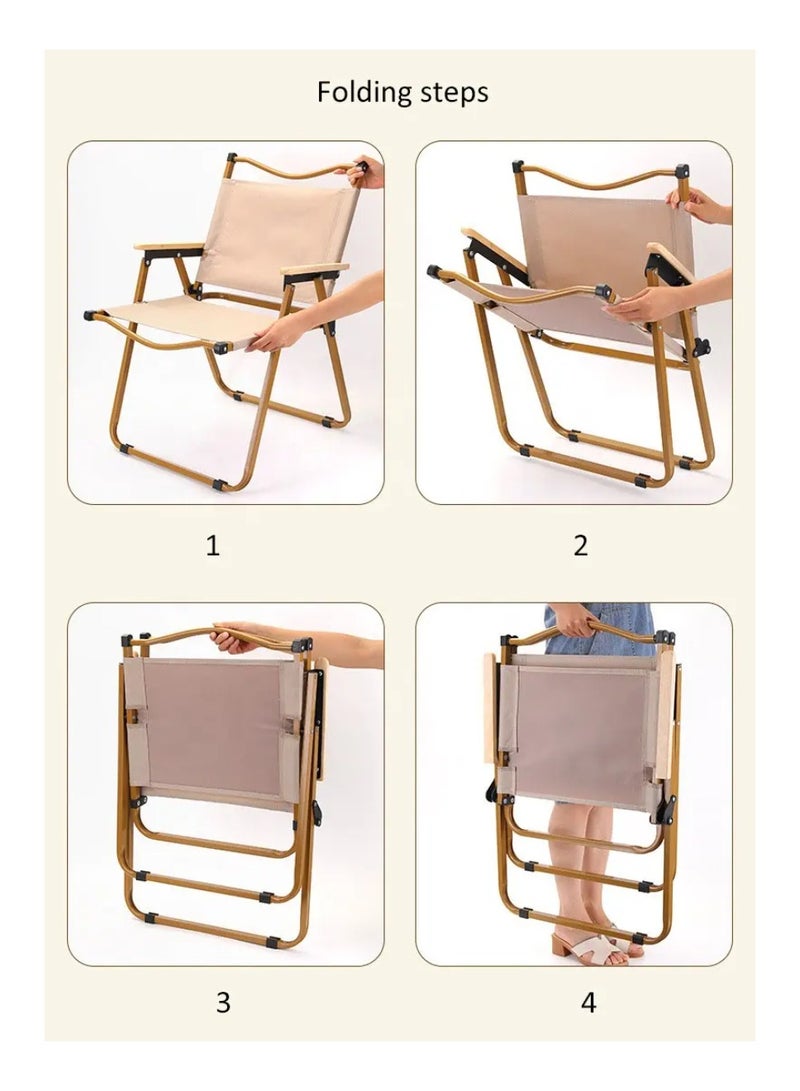 Horizon Outdoor Camping Chair Folding Chairs BBQ Seat Portable Lightweight Garden Chair for Camping, Hiking,Fishing, Beach, BBQ and Picnics - Image 4