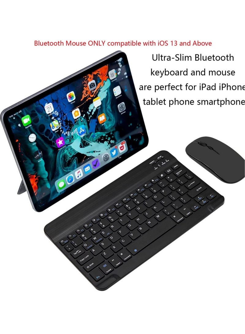 ELTRAZONE Wireless Keyboard Mouse Set for Apple iPad iPhone iOS 13 - Image 2