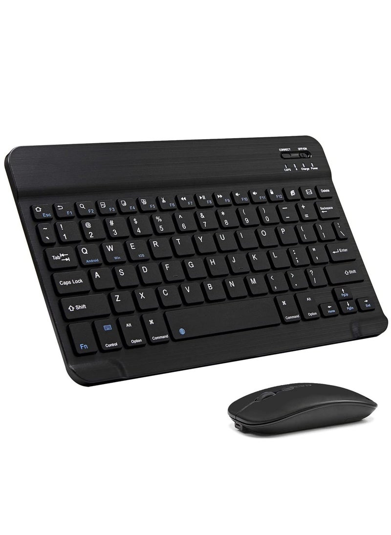 ELTRAZONE Wireless Keyboard Mouse Set for Apple iPad iPhone iOS 13 - Image 1