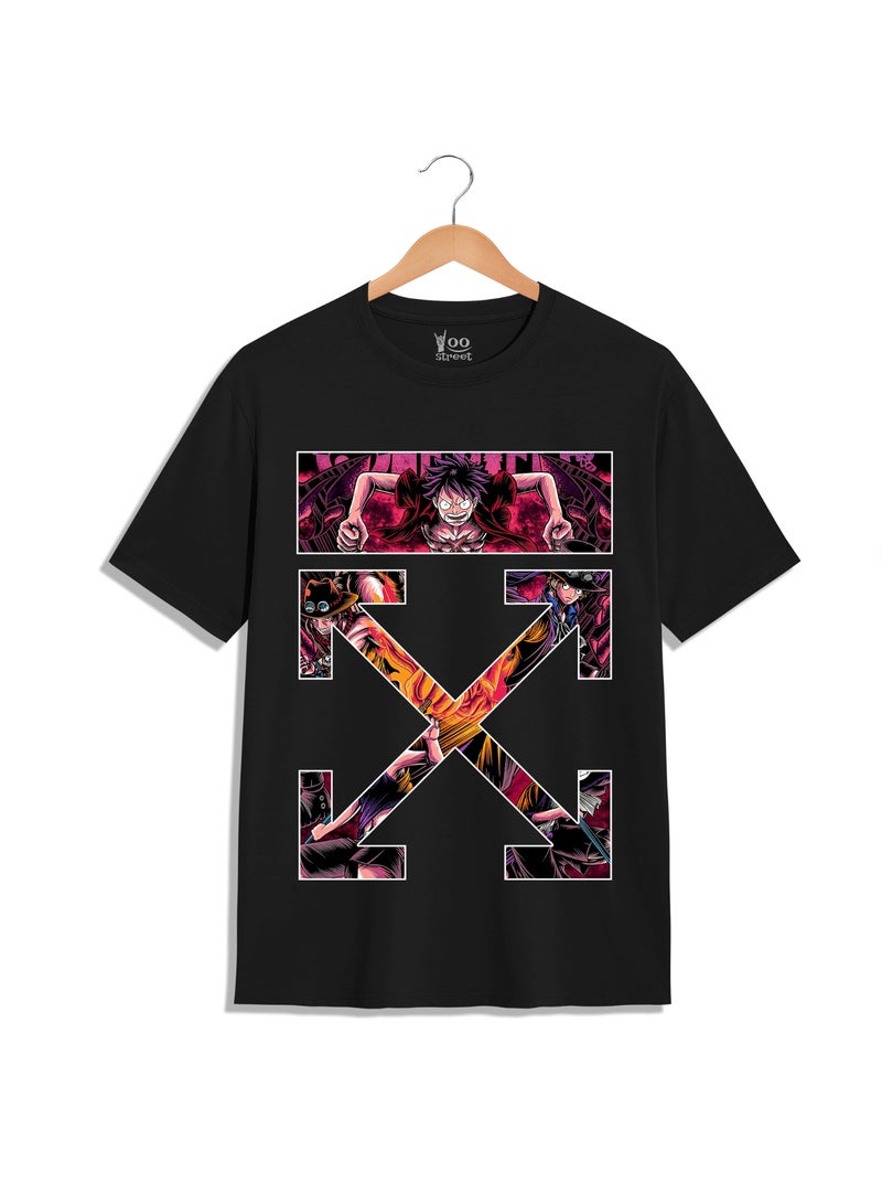 SHOP NEW ARRIVALS LUFFY OFF WHITE STLYE T-SHIRT Motivational Quote Graphic Tee for Men Women Inspirational Success Mindset Gift Unisex Comfortable Cotton - Image 1