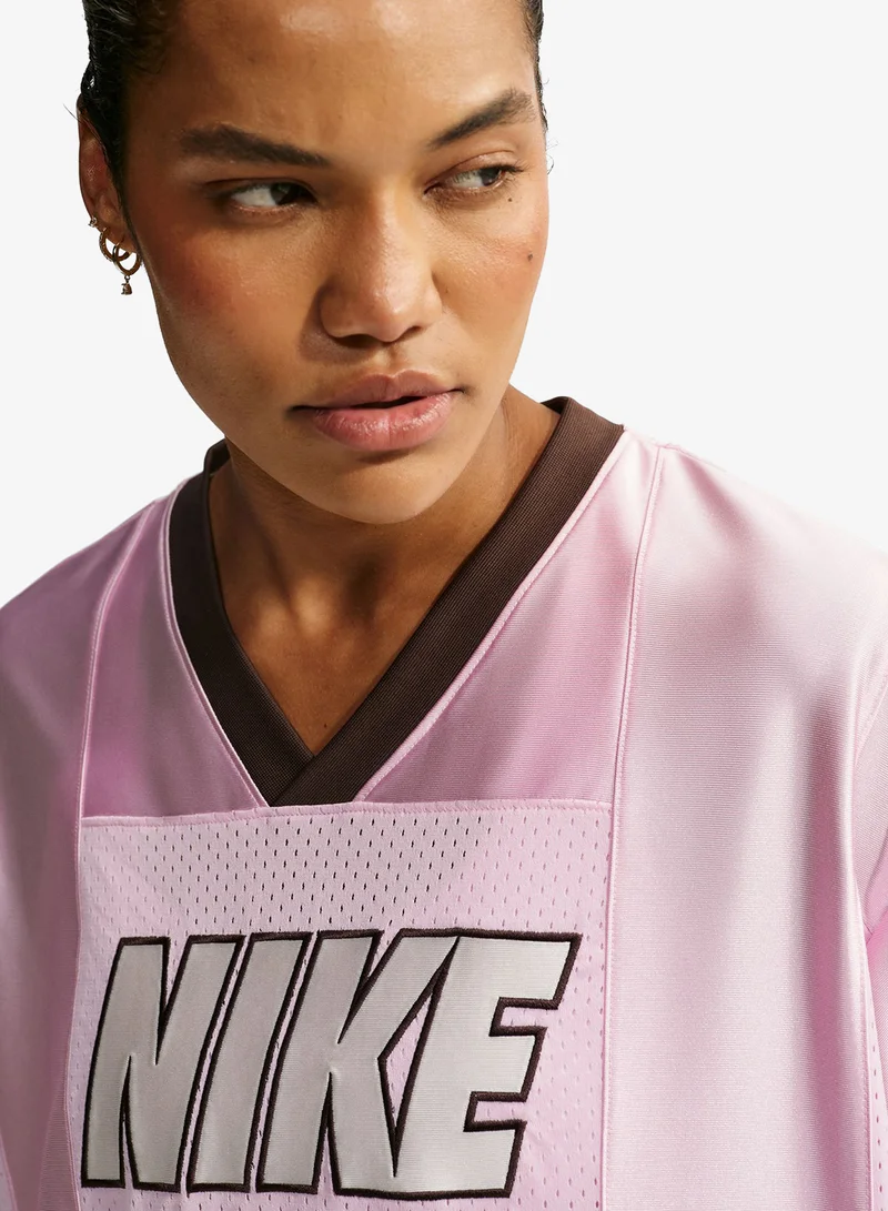 Nike PINK FOAM/BLACK Nsw Graphic Top for Women | Best Price UAE