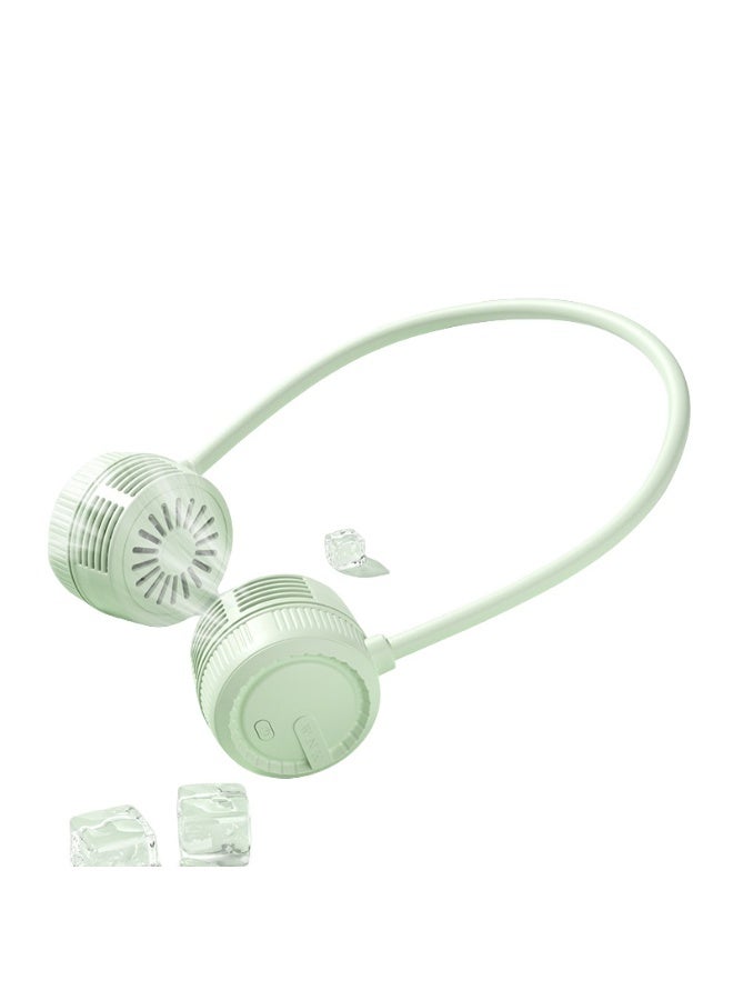 Nariele New USB Portable Folding Neck Hanging Fan
