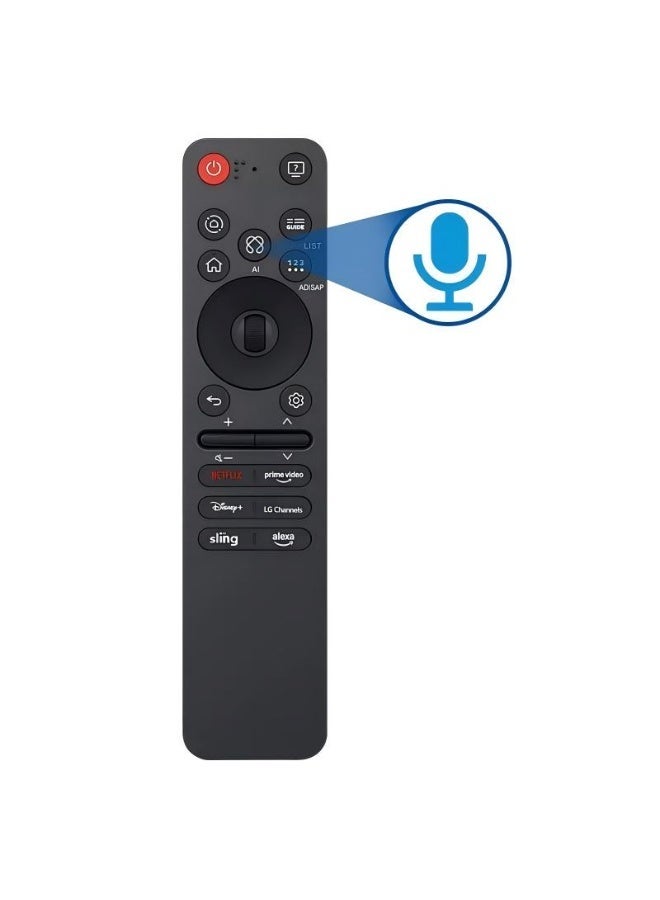 Remote Controls New Remotes Original MR25GA Magic Remote Compatible with 2025 LG TVs Includes AI, Pointer and Voice - Image 1