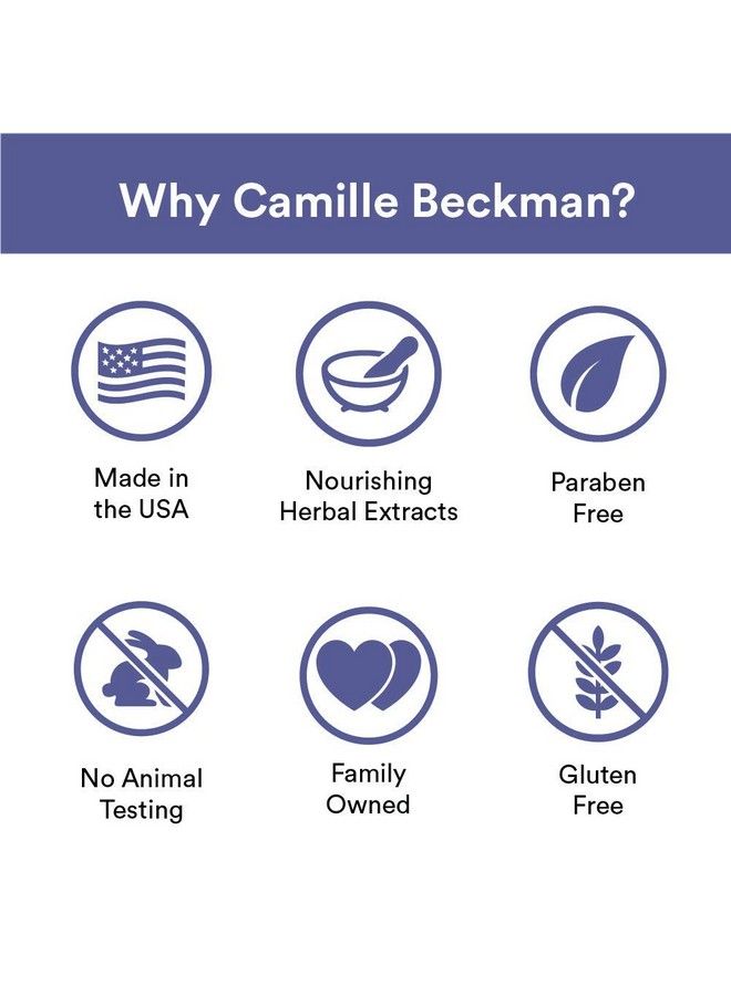 Camille Beckman كريم علاج اليدين بالجليسرين توت العليق والخزامى 8 أونصة - Image 3