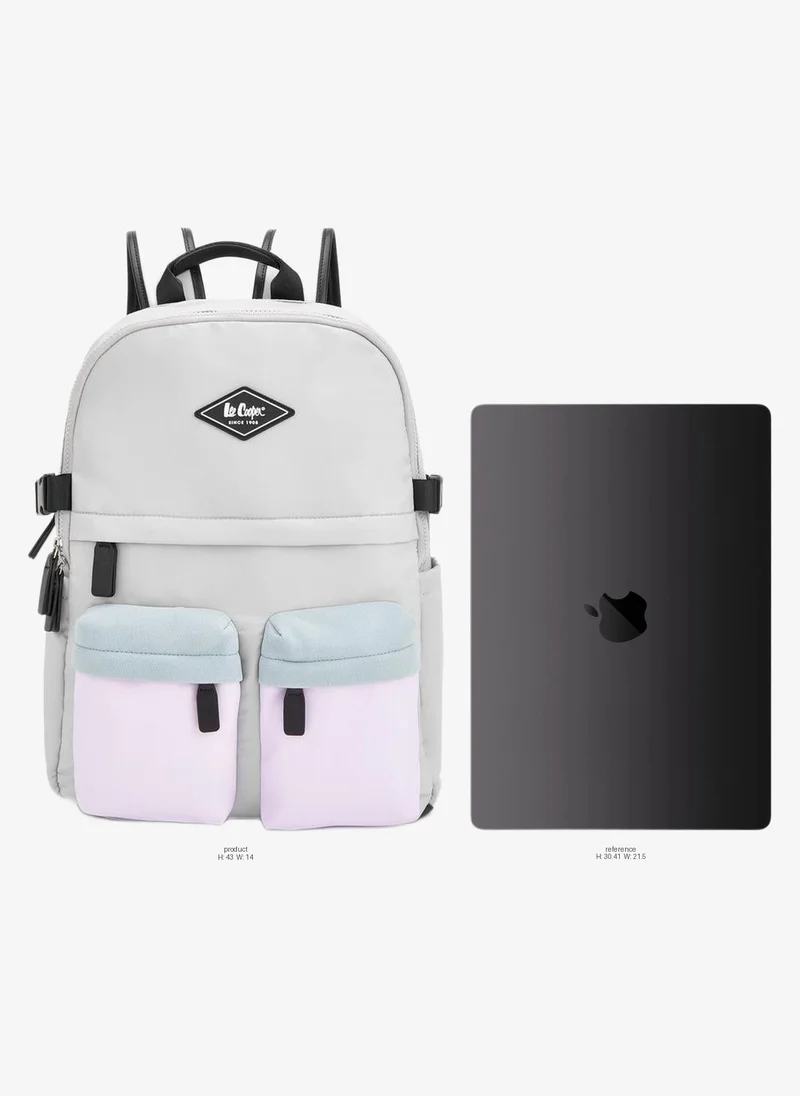 لي كوبر Logo Applique Backpack With Adjustable Shoulder Straps