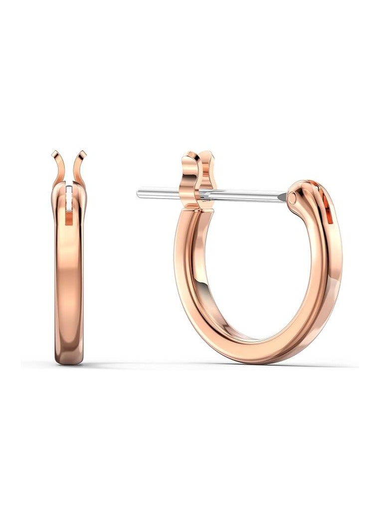 SWAROVSKI Ginger drop earringsWhite, Rose gold tone plated - Image 3