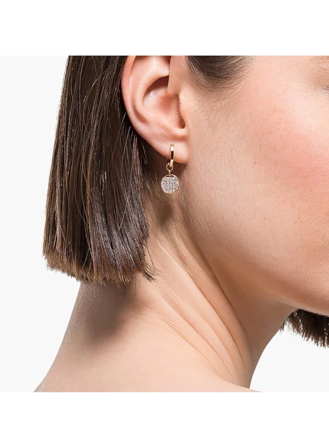 SWAROVSKI Ginger drop earringsWhite, Rose gold tone plated - Image 5