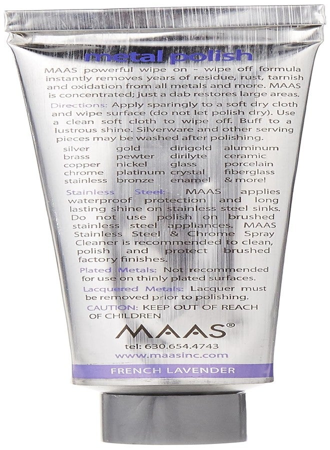 MAAS 91401 Metal Polish 4 Ounce, Pack of 1 - Image 2