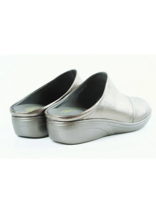 ZAYNA 092-3180 Zayna Ladies Casual Slides 2418-30 Pewter