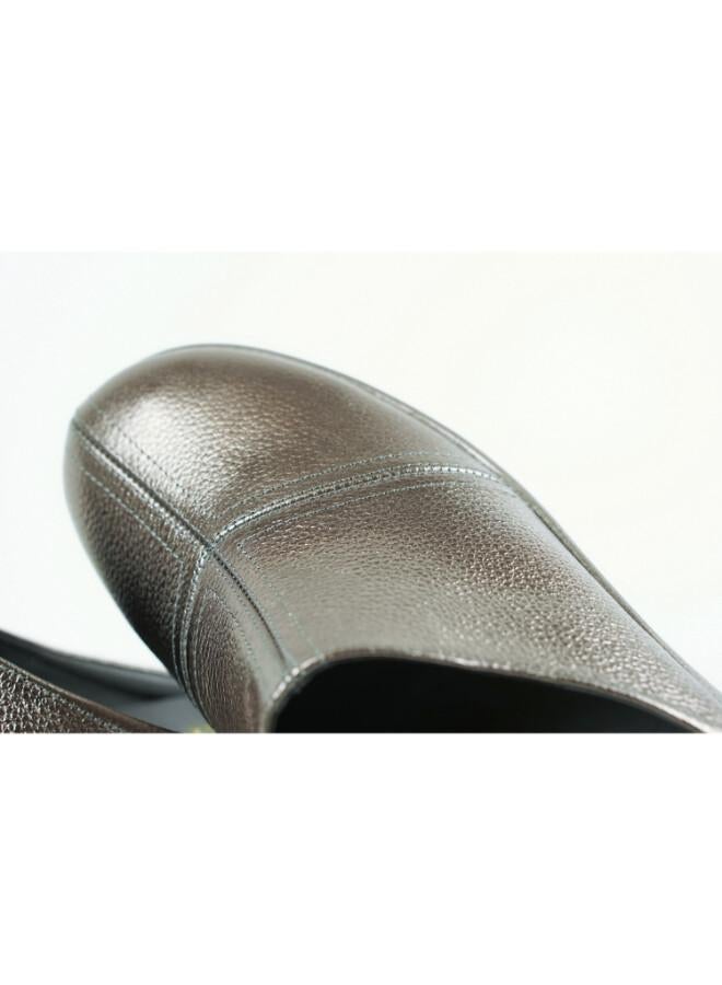 ZAYNA 092-3180 Zayna Ladies Casual Slides 2418-30 Pewter - Image 3