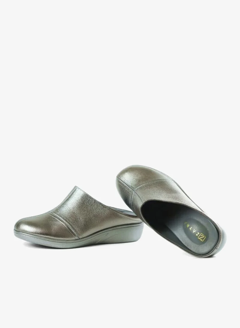 Zayna Pewter 092-3180 Zayna Ladies Casual Slides 2418-30 Pewter for Women | Best Price UAE