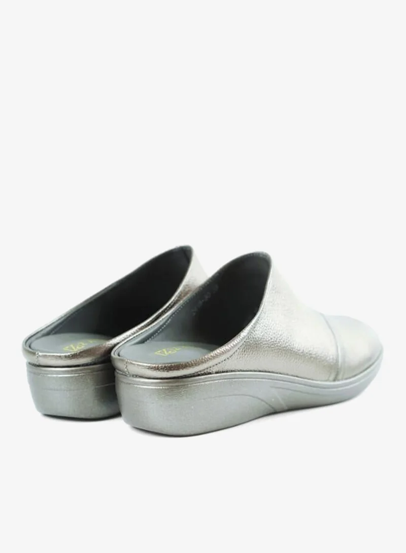 ZAYNA 092-3180 Zayna Ladies Casual Slides 2418-30 Pewter