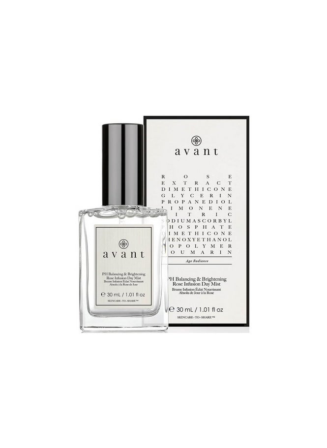 Avant Skincare - Avant Skincare PH Balancing & Brightening Rose Infusion Day Mist 30ml - Image 1