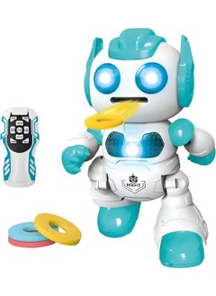 Apexma Remote Control Disc Throwing Robot with Sound - Fun Musical Disc Throwing Robot  - Image 3