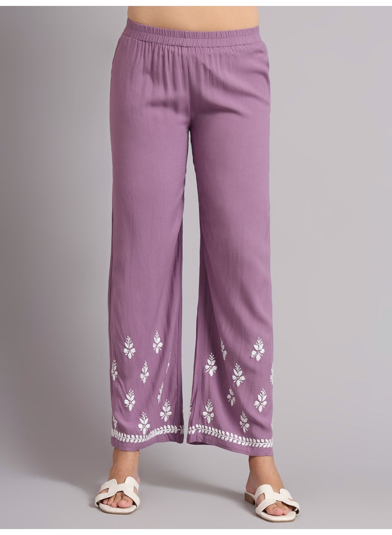 Alaya Women Hand Embroidered Lucknowi Chikankari Rayon Kurta Set-AL4078KS - Image 4