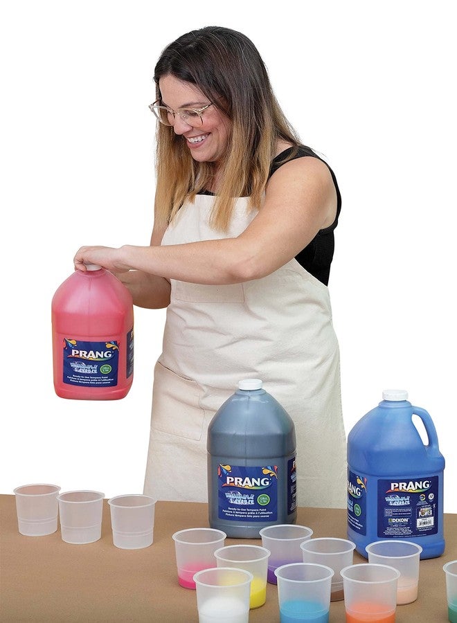 Prang Washable Paint, Yellow, 1 Gal Bottle - Image 2