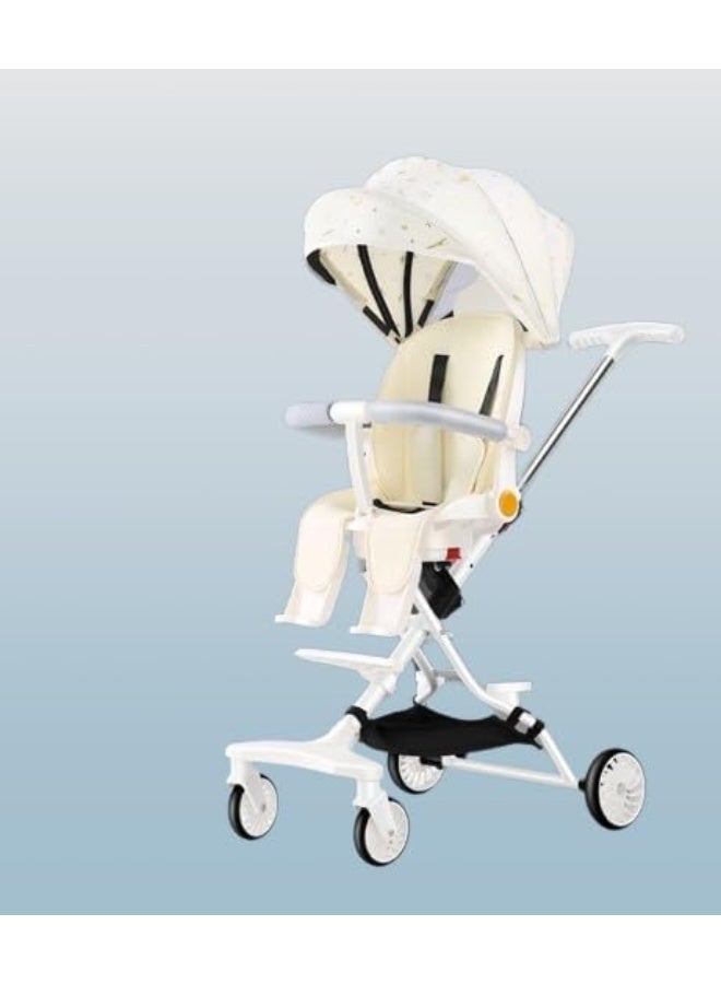 Travel Stroller for Airplane- Portable Compact Airport Stroller - Small Stroller for Toddler Travel Baby Stroller, High Landscape Convertible Stroller, Spacious Seat baby toddler strollers - Image 2