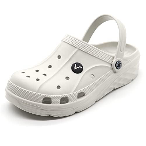 SVAAR Men's Off White Clogs - 8 UK - Image 1