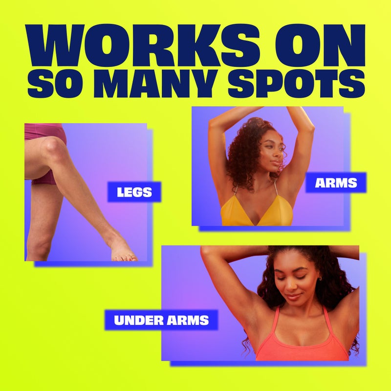 Nair Sensitive Hair Remover Mess-Free Wax Ready Strips, Legs and Body Easy Hair Removal Wax Strips for Sensitive Skin, Chamomile Extract, Dermatologist Tested, Plus 6 Post Wipes, 40 Count - Image 3