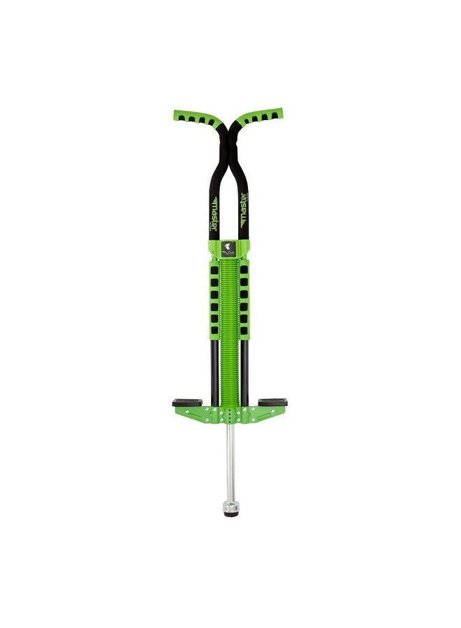 Flybar Master Pogo Stick for Kids, Ages 9+, 80 to 160 Pounds, Easy Grip Handles, Anti-Slip Pegs, Outdoor Toys for Boys, Jumper Toys for Girls, Outside Toys for Kids, Tweens and Teens (Green) - Image 1