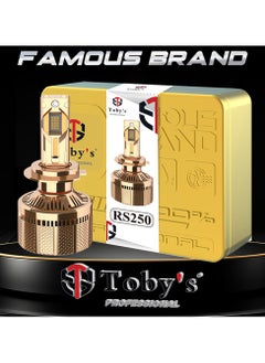 Toby's Toby's RS250 H4 2 Pieces Car LED Headlight Original 250W/piece & 500 W PairPower 25000/piece Lumens With Color Temperature 6500K  - Image 4