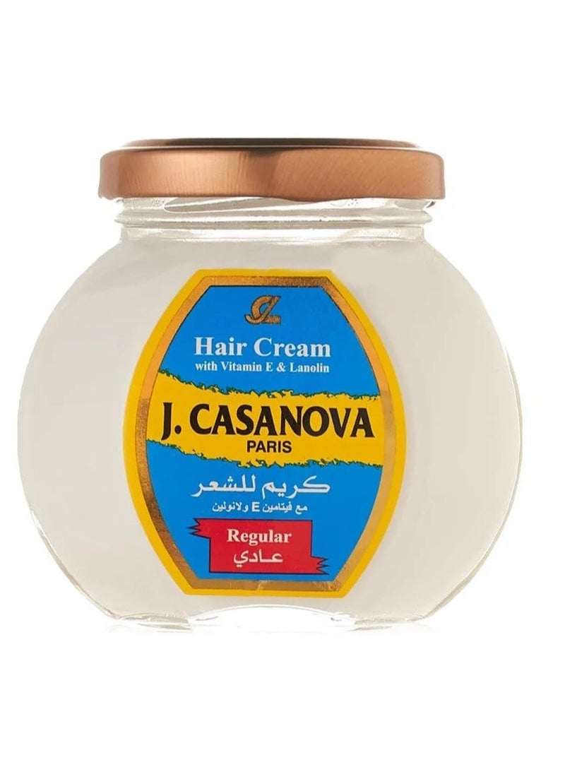 J.CASANOVA PARIS J.Casanova Hair Cream With Vitamine E& Lanoline Regular 150GM  - Image 1