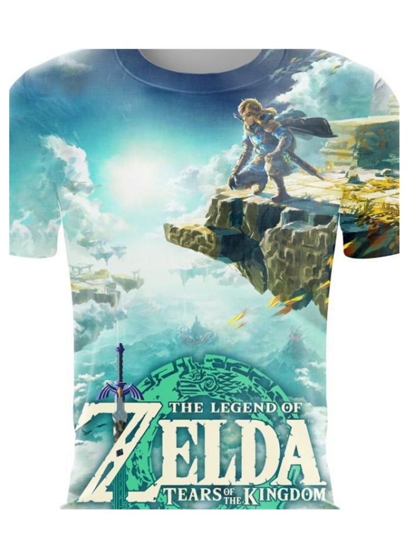 Game Zelda Breath of the Wild 3D digital printing personalized breathable children's T-shirt  - Image 2
