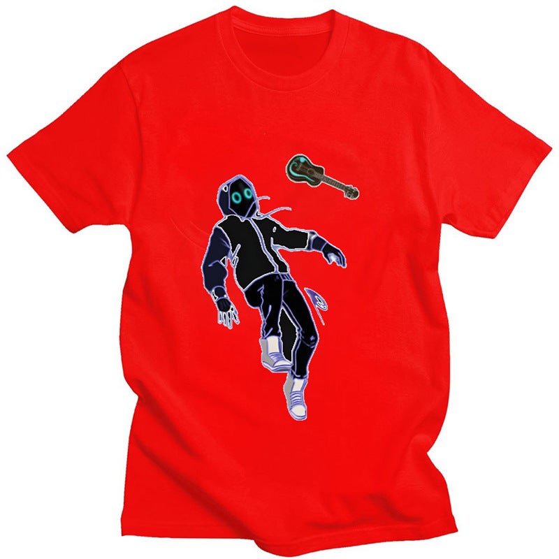 Boywithuke T-Shirt Short Sleeve Hip Hop Fashion Tee-Shirt Gr - Image 1