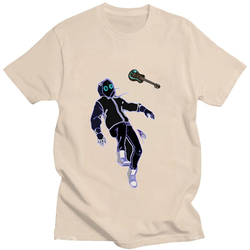 Boywithuke T-Shirt Short Sleeve Hip Hop Fashion Tee-Shirt Gr - Image 5