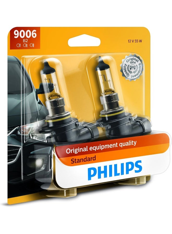 Philips Automotive Lighting 9006 Standard Halogen Replacement Headlight Bulb, 2 Pack - Image 1