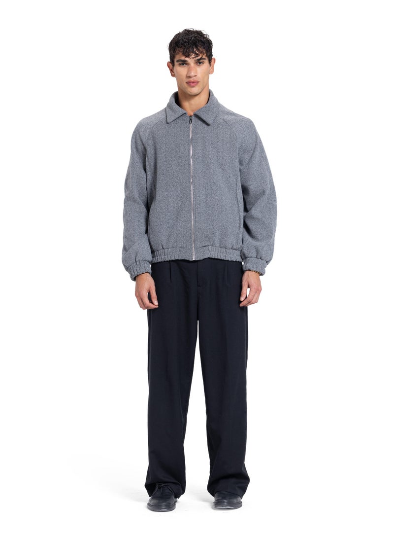 CTRL Boxy Wool Zip Jacket - Image 4