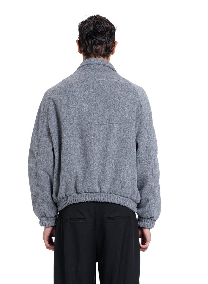 CTRL Boxy Wool Zip Jacket - Image 3
