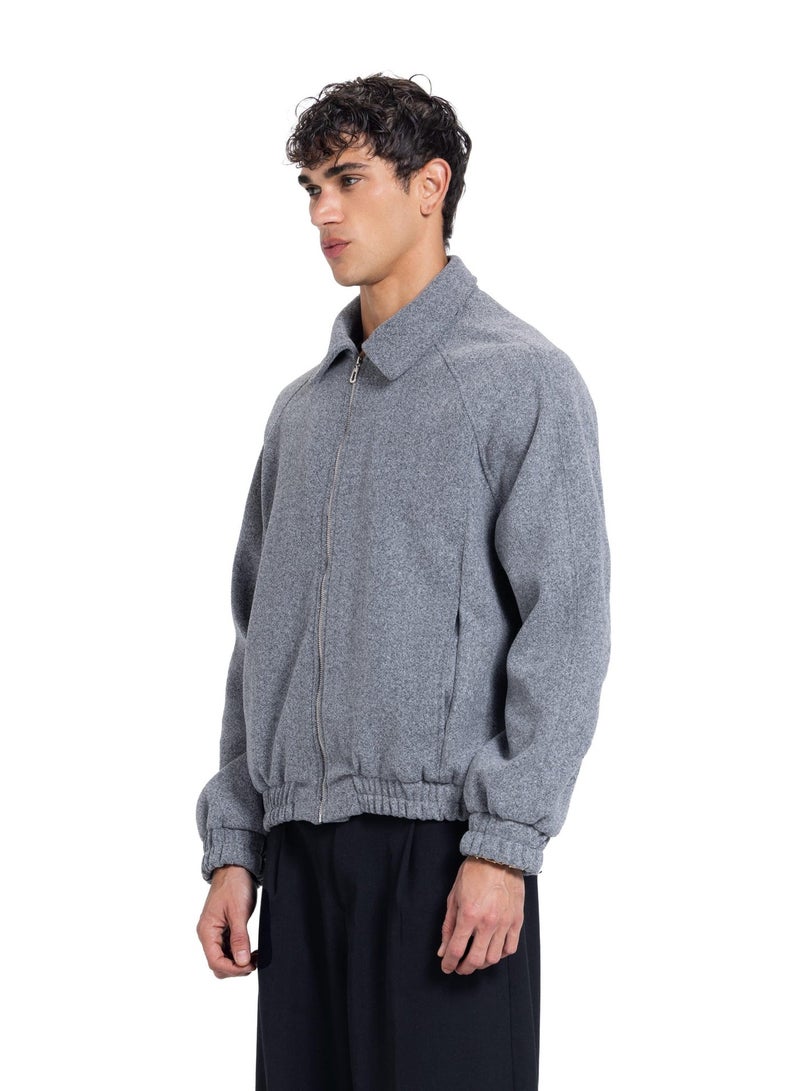 CTRL Boxy Wool Zip Jacket - Image 2